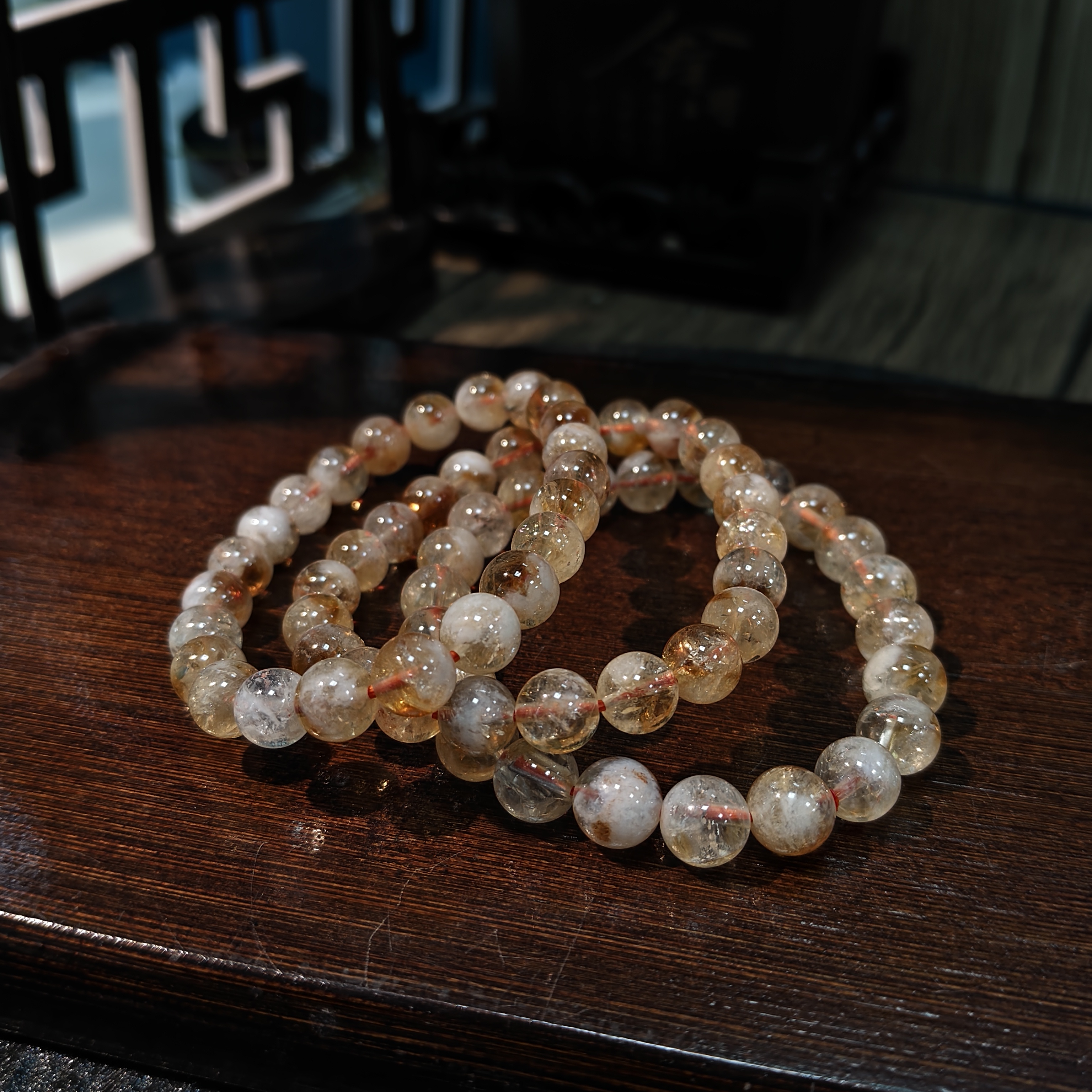 【书记甄选】蜂蜜奶盖单圈手链 多样性发一件 约8mm 2399LA