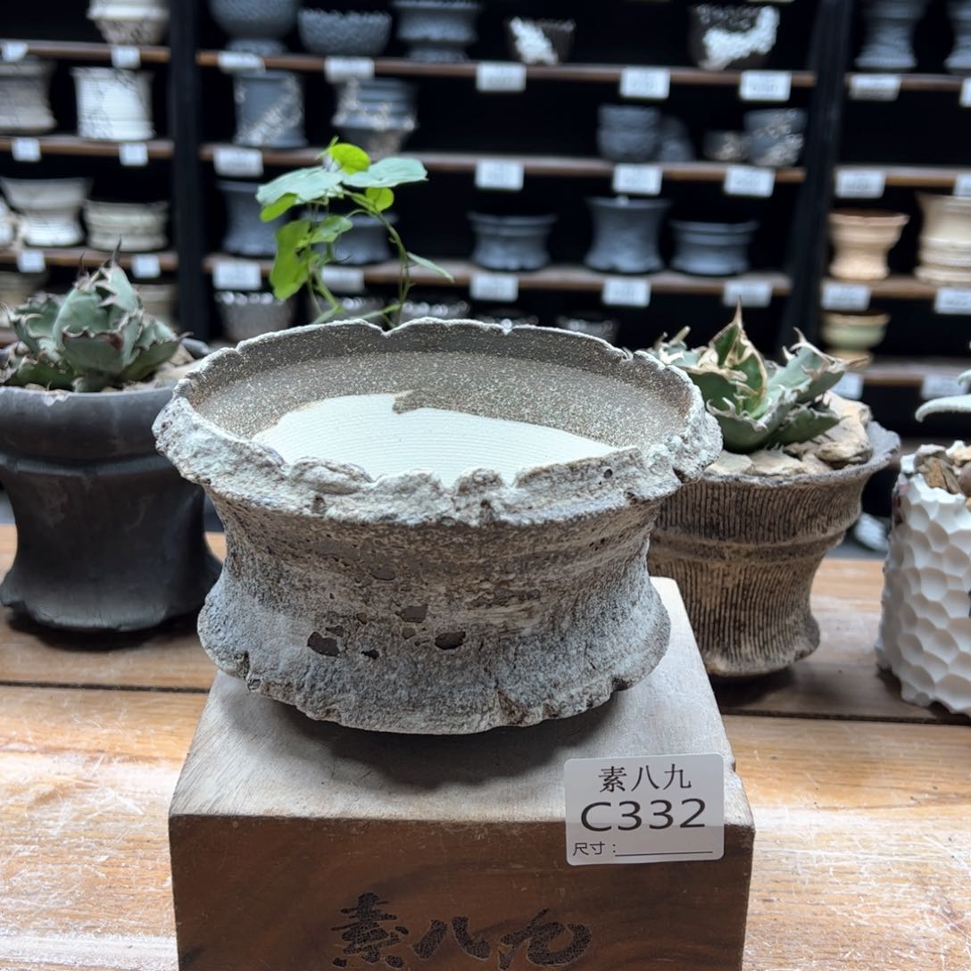 素八九陶瓷内口14高9.5