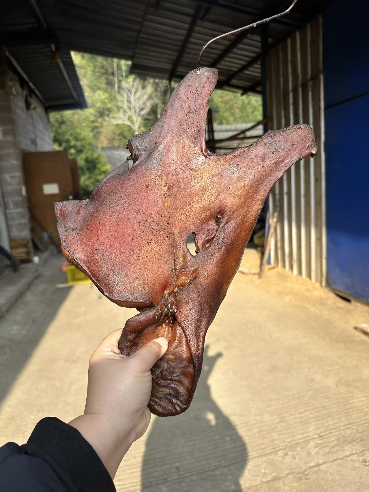 【现称猪脸】瑶山腊肉腊猪脸腊猪脸湖南瑶山