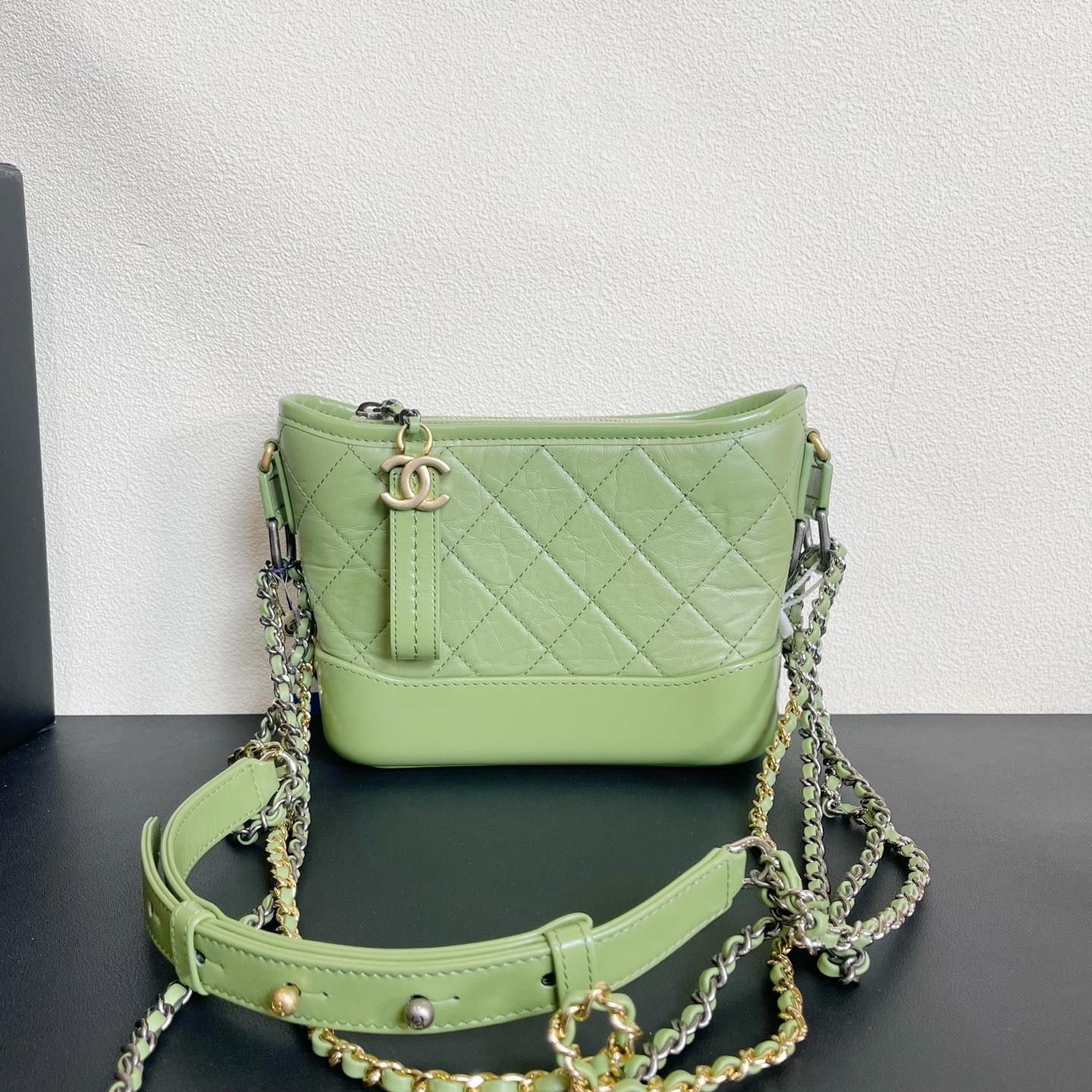 95新 Chanel/香奈儿 98新 双12/小号流浪包/10557