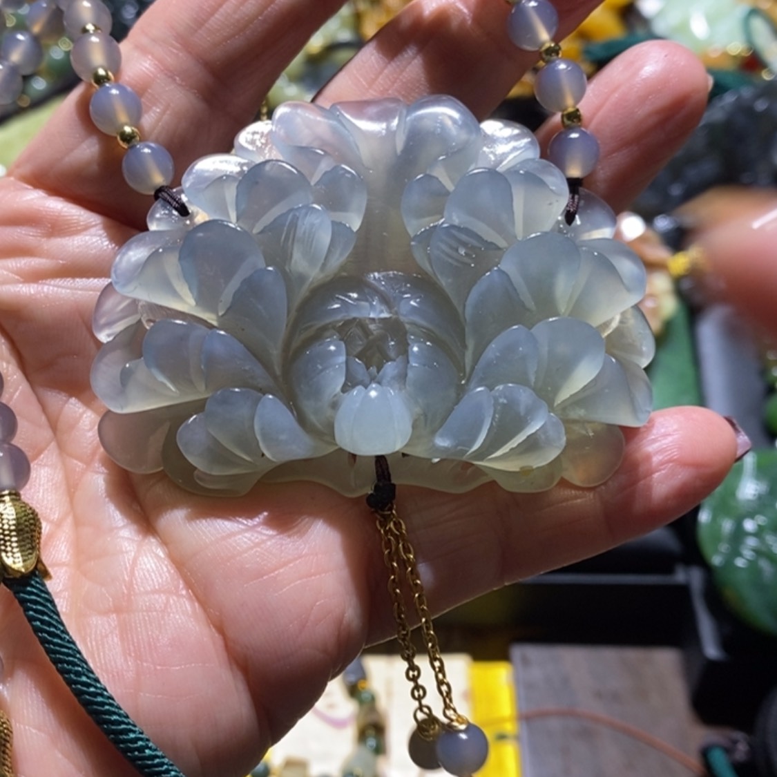 【闪购商品】岫玉毛衣链未镶嵌