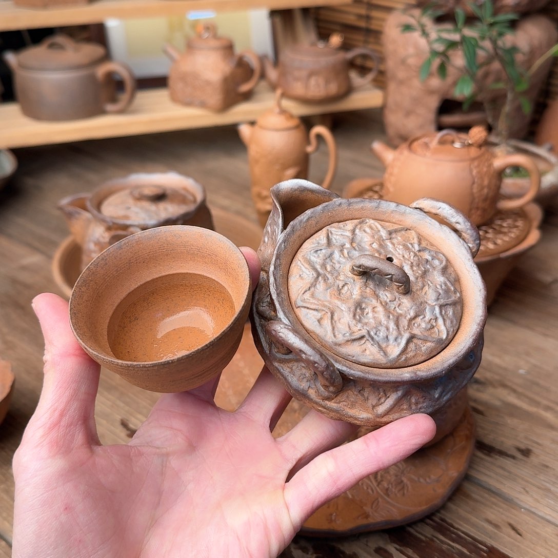 原矿老岩泥茶器系列