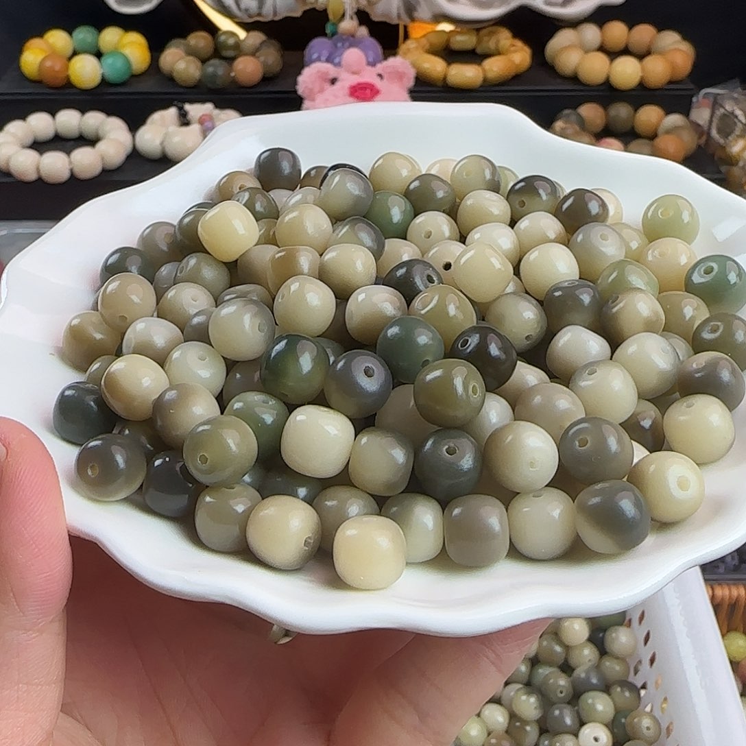 手串菩提根/象牙果卡10油墨飘花桶100卡牌➕100备珠