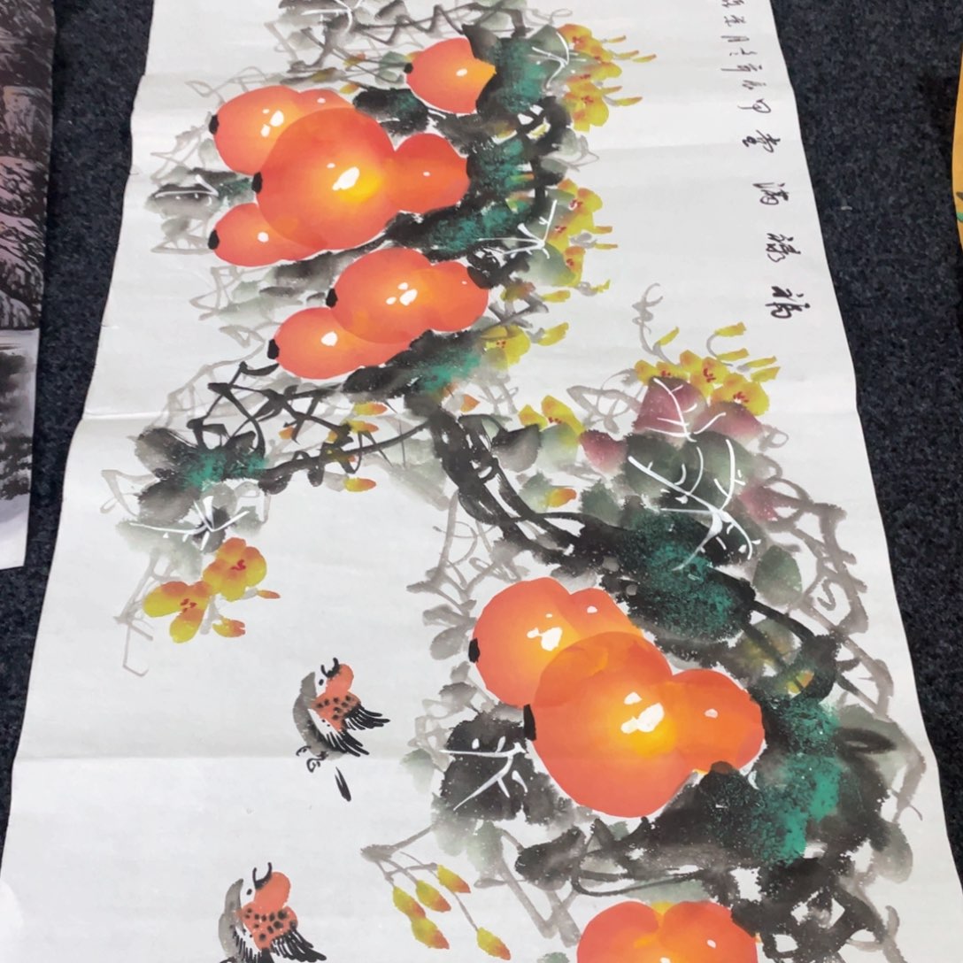 国画国画作品画心一张