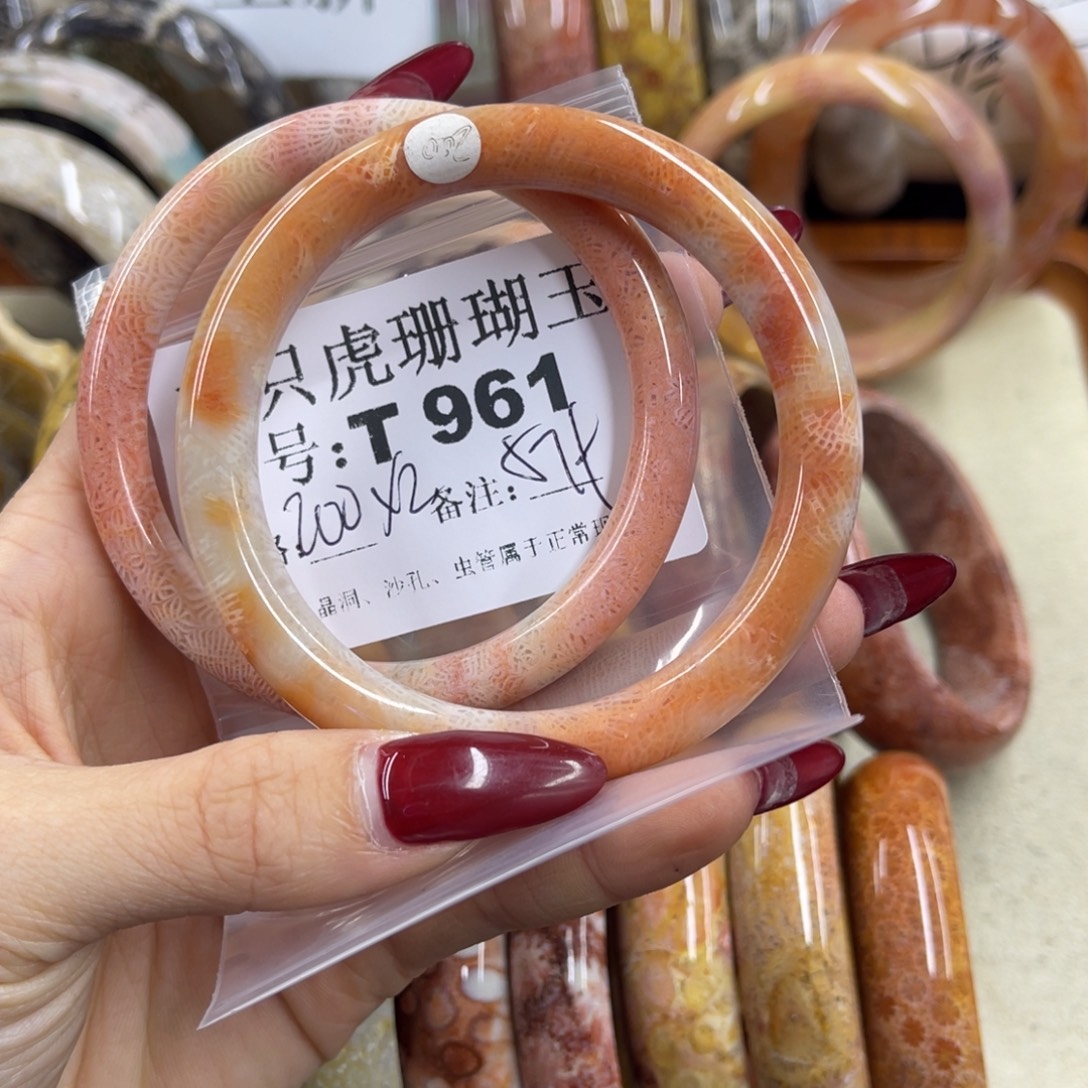 快***生硅化珊瑚（珊瑚玉）未镶嵌h