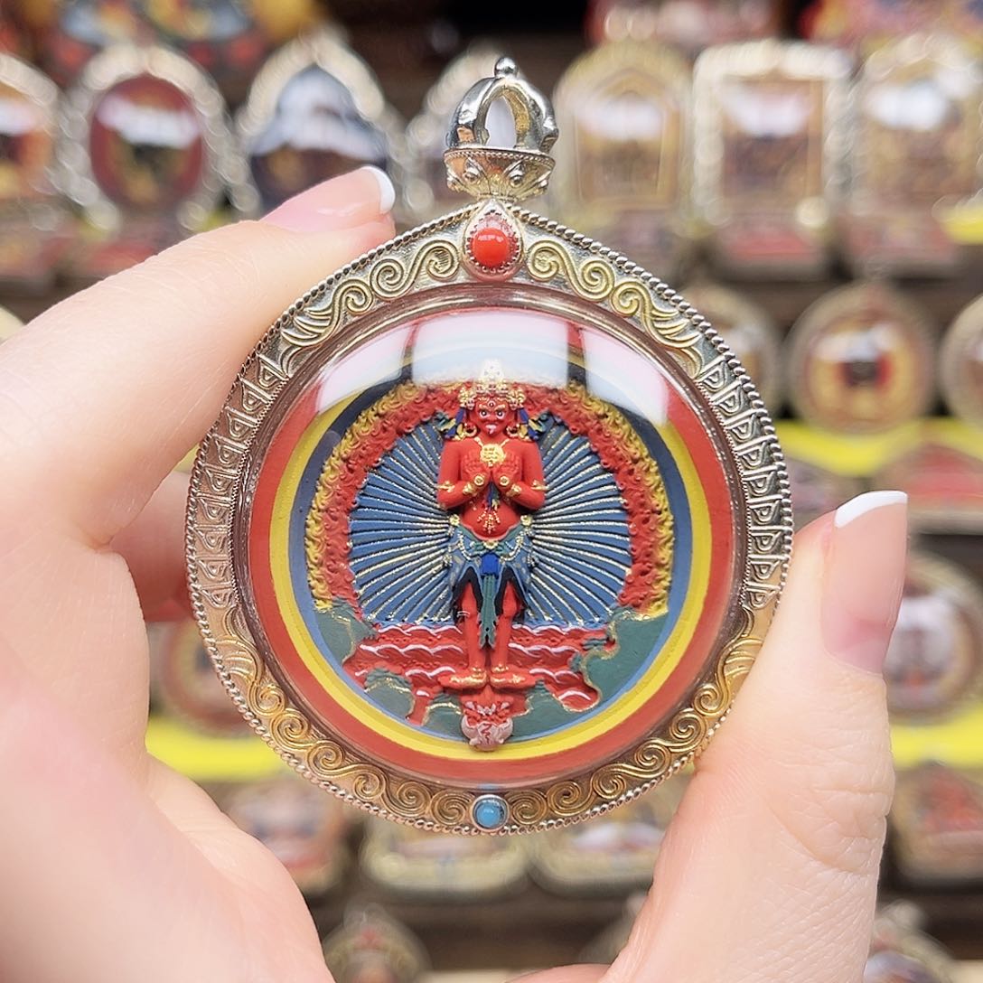 泥塑?****?矿物颜料手绘擦擦