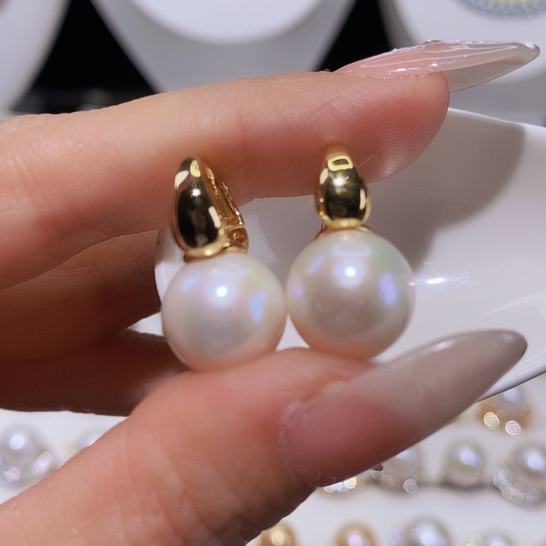 淡水珍珠耳饰未镶嵌