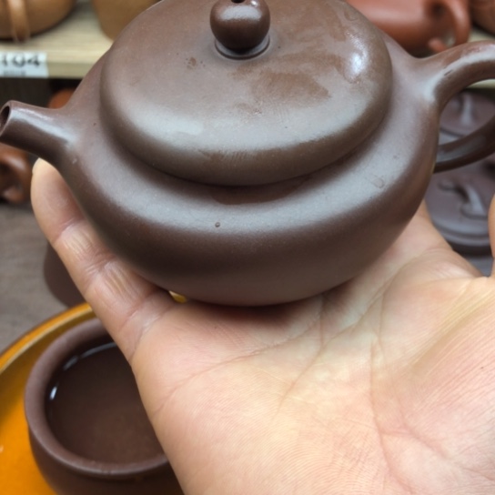 茶壶紫砂紫泥柿园170豪升左右