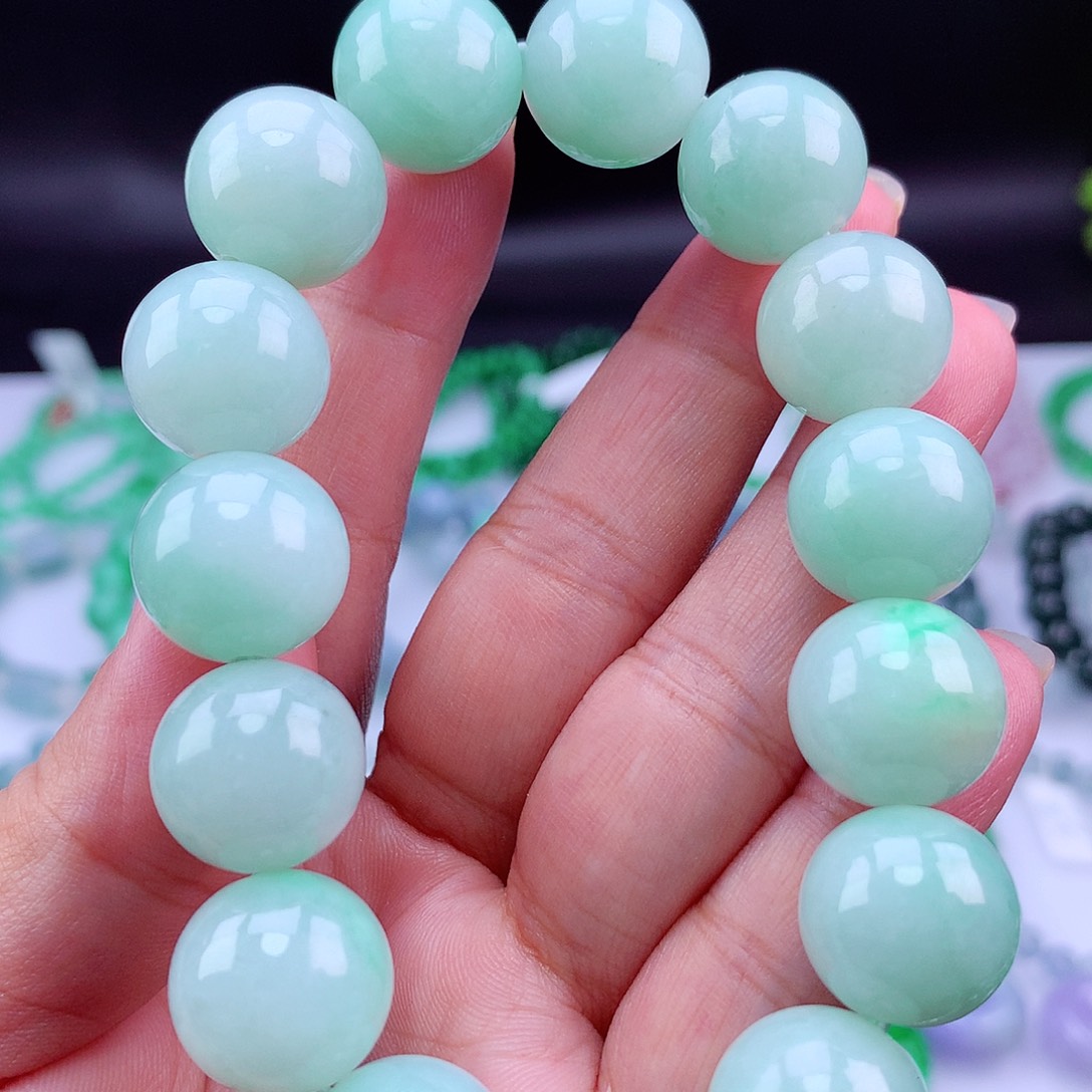 未镶嵌手链翡翠手串
