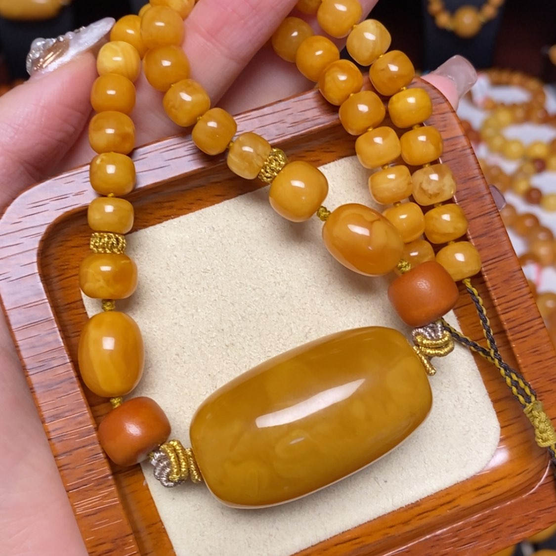 【闪购商品】未镶嵌蜜蜡颈饰项链