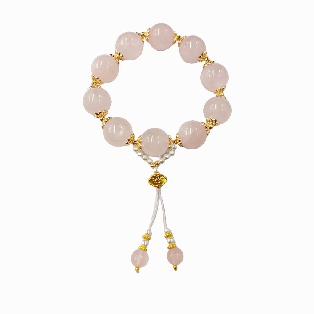 精美粉水晶手串赠礼盒（多样性发） H05-59