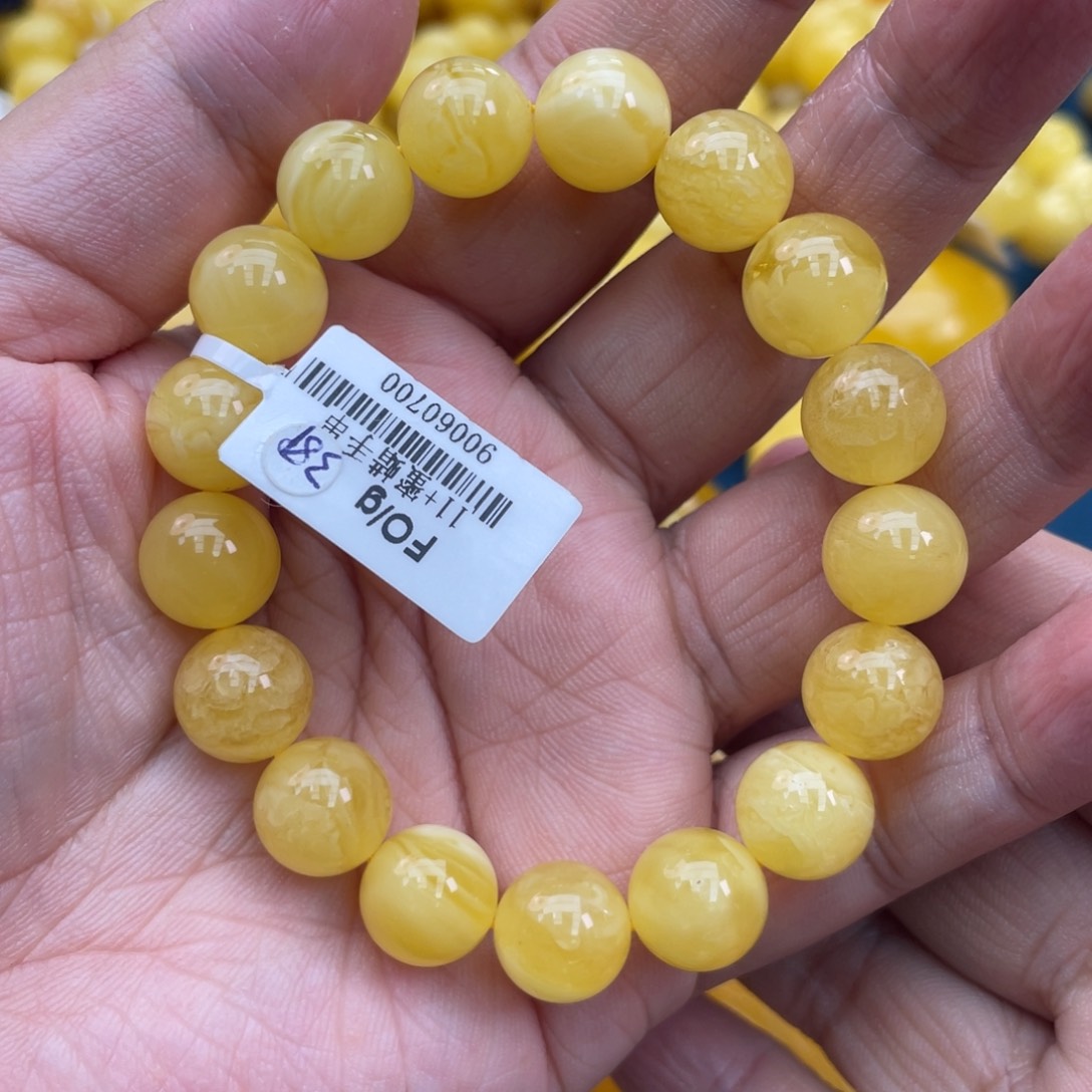 琥珀裸石未镶嵌琥珀蜜蜡11m m