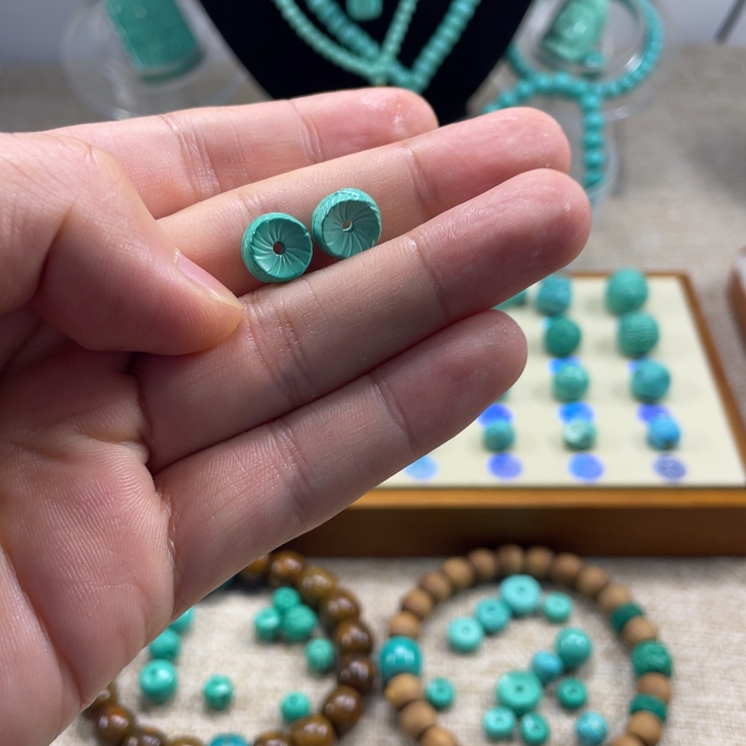 十堰手工雕刻配饰配珠，直径10