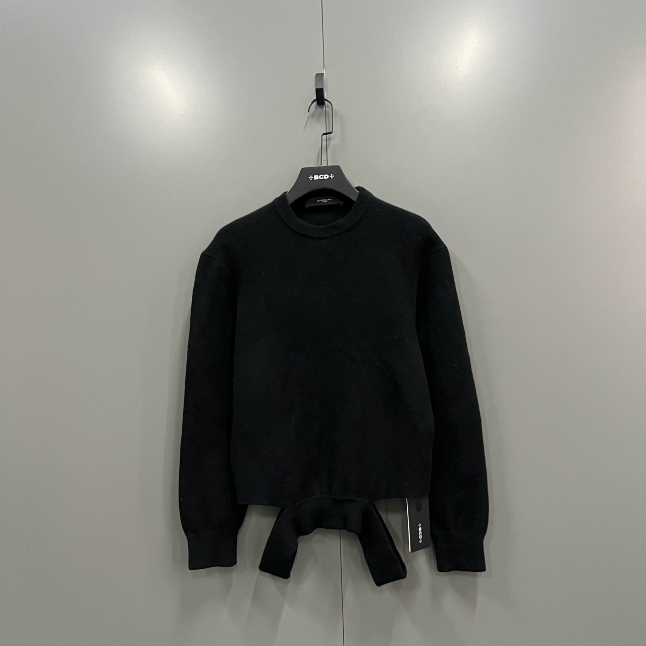 95新 Givenchy/纪梵希 （cc2）黑色针织衫 M码/6800/bc014625
