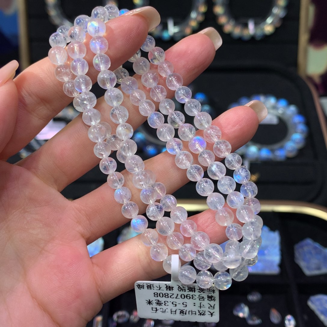 月光石手链5未镶嵌