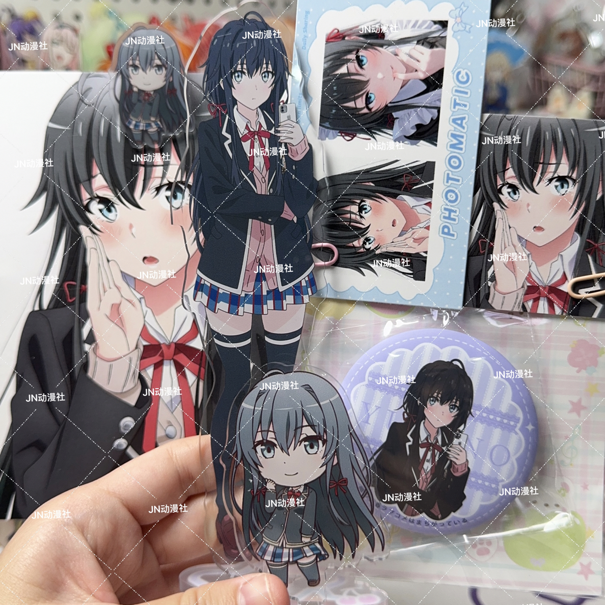 雪之下雪乃自拍立牌（17cm双插）