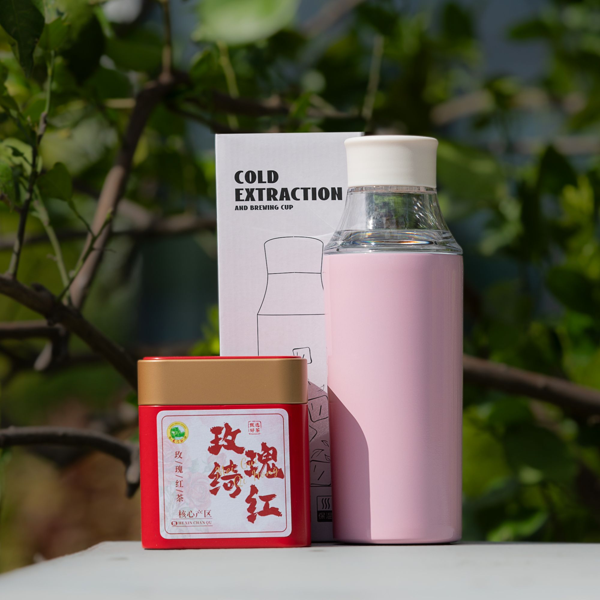 龙门红【达人专享】玫瑰绮红玫瑰红茶+茉莉冰萃茉莉花茶绿茶