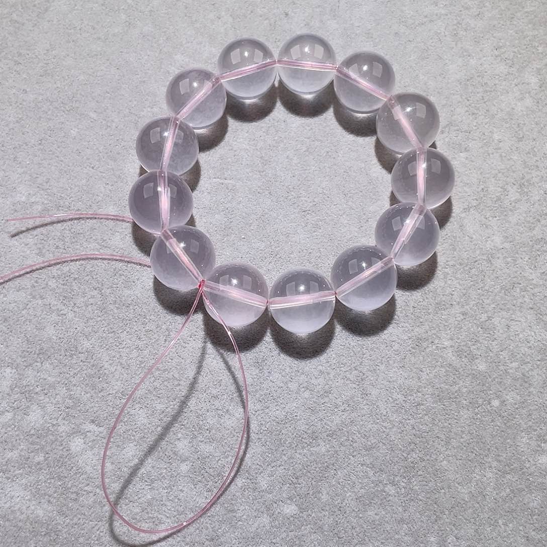 水晶手链未镶嵌粉水晶