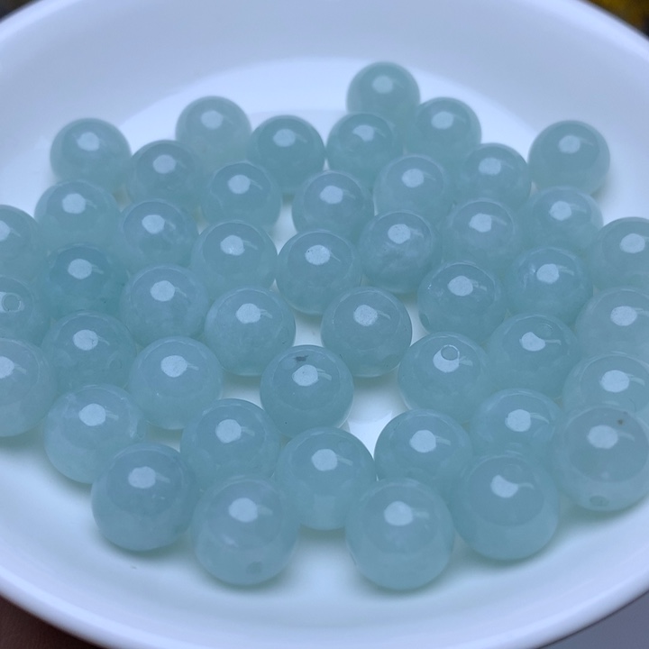 【闪购商品】翡翠手链未镶嵌卡10冰晴绿2个