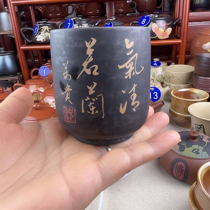 云南建水紫陶云南建水紫陶/手磨主人杯