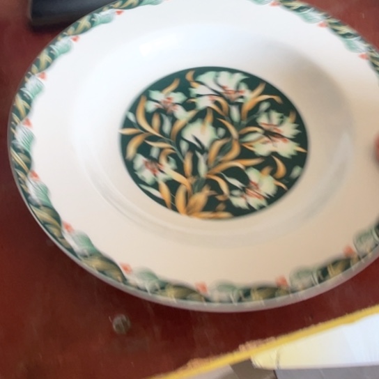 瓷片陶瓷陶瓷8英寸深盘红叶