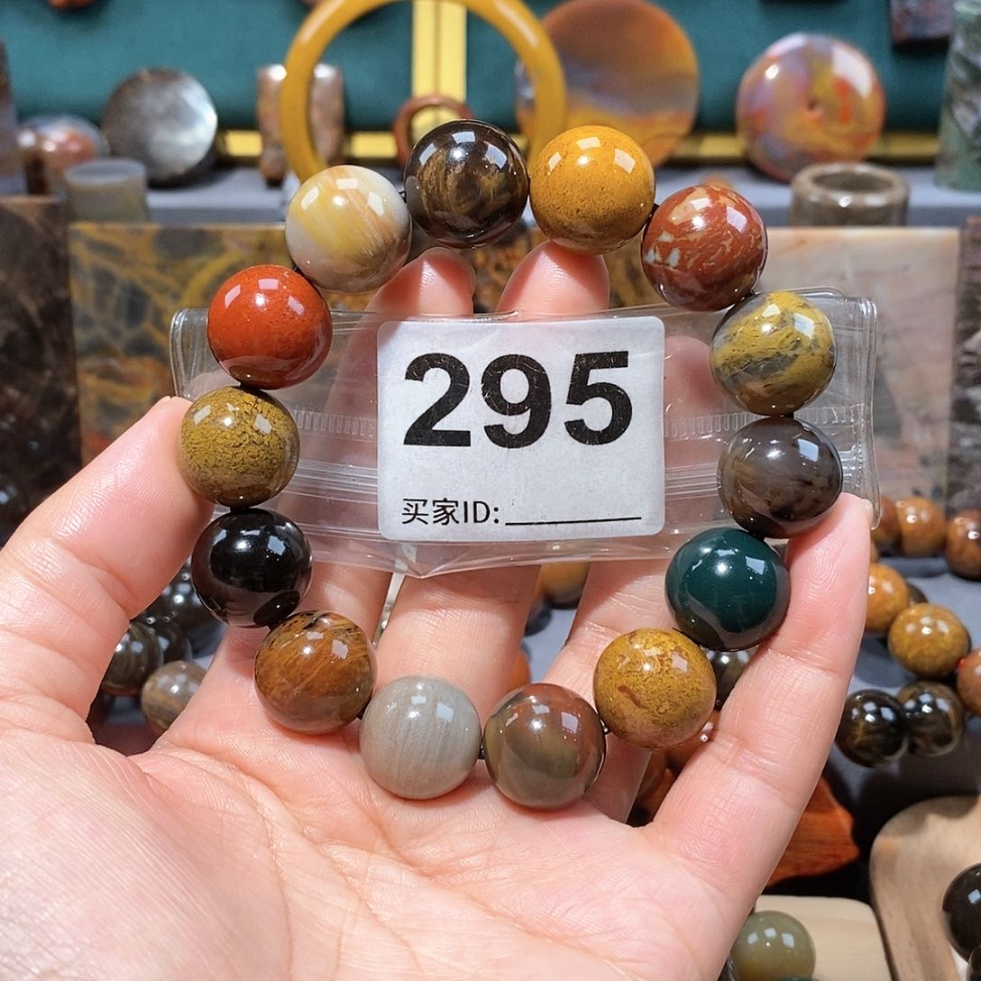 硅化玉天然北票硅化玉手串未镶嵌天然北票硅化玉手串