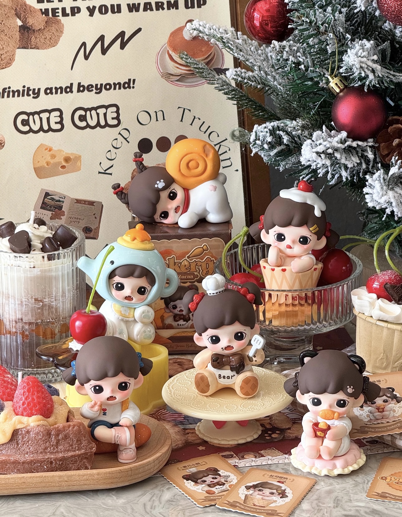 （代拆）Zoraa宝妹烘培店系列潮玩盲盒手办