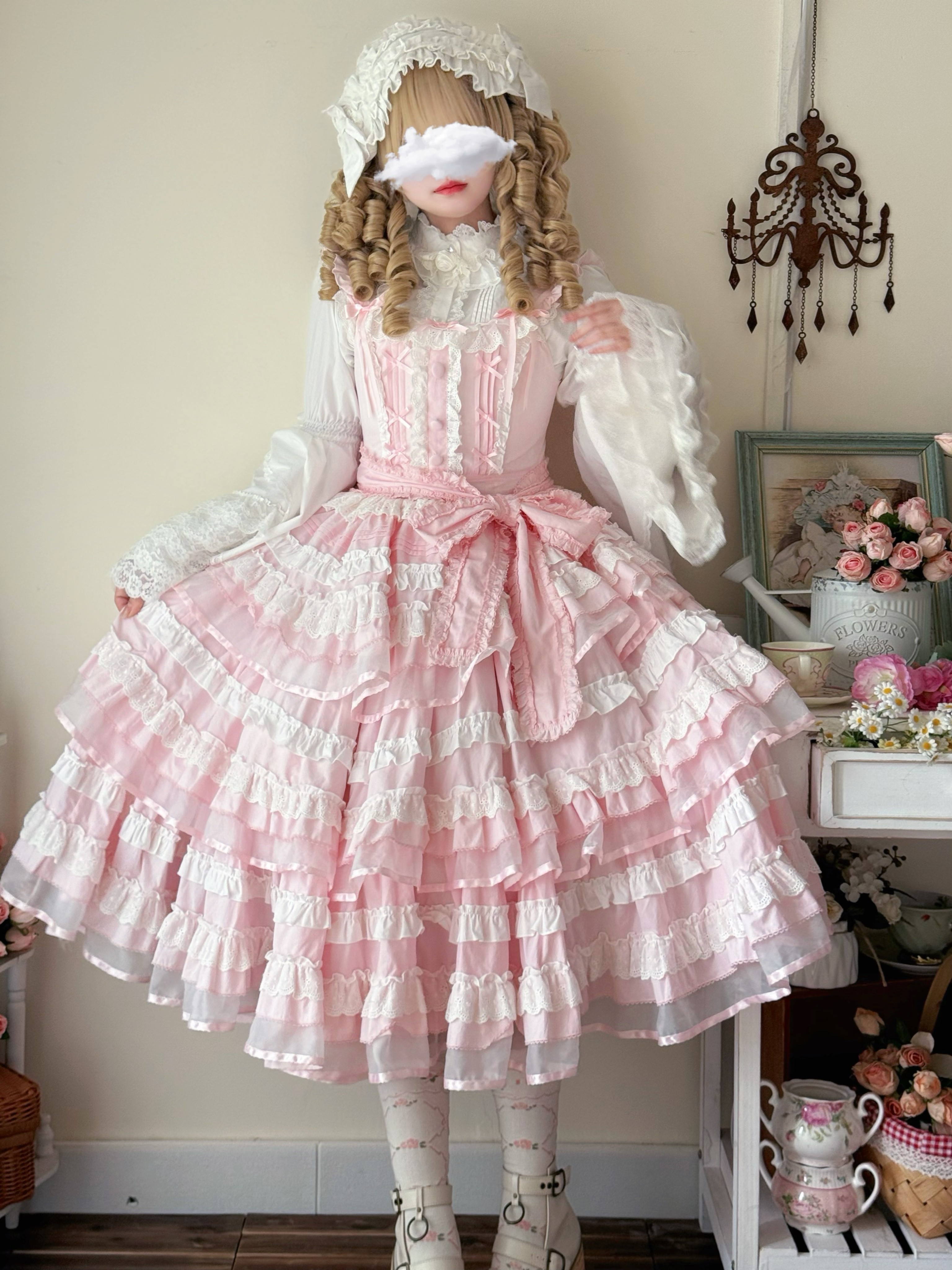 【现货链接】 甜梦情书长款 Lolita生日少女原创设计连衣裙