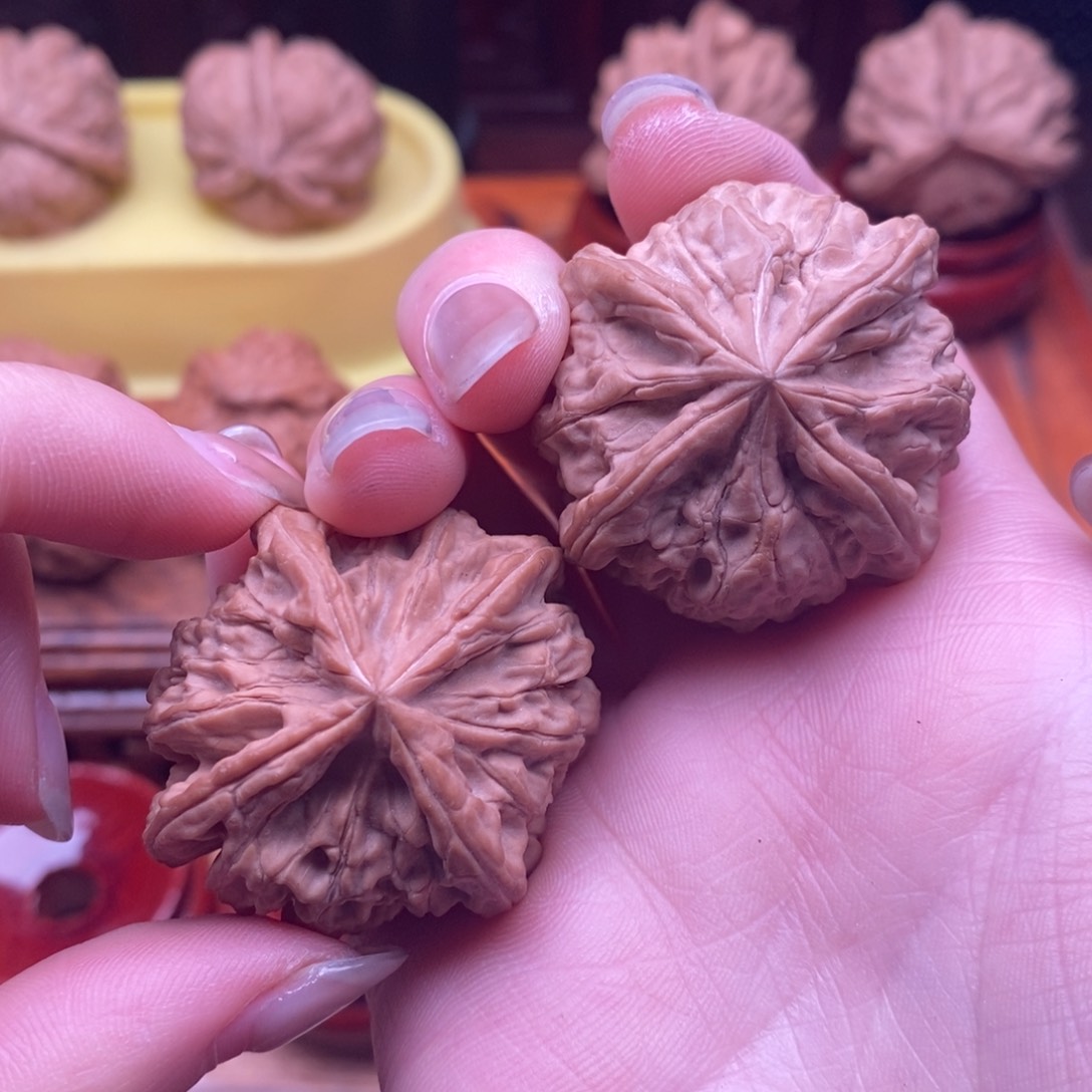 文玩核桃把件用****6四棱