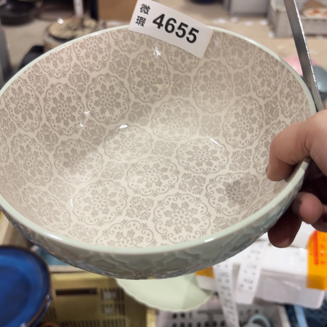 陶瓷4655 微瑕陶瓷餐具1个