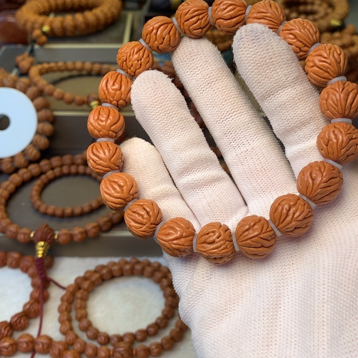 手串桃核秦岭龙纹