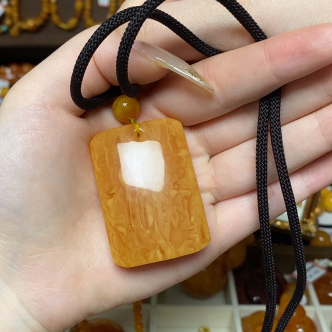 【闪购商品】蜜蜡颈饰未镶嵌项链定制