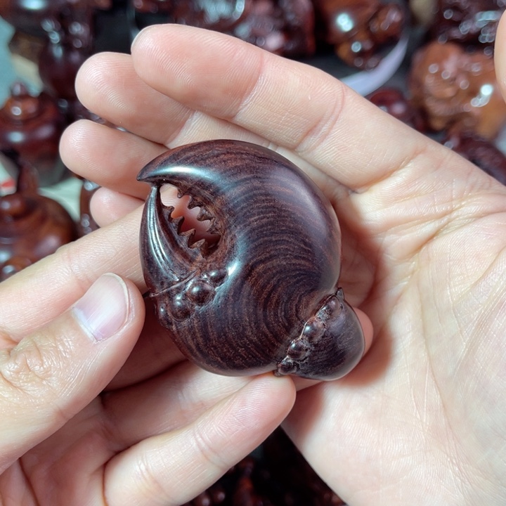 黄花梨/降香黄檀把件爱*螃蟹钳