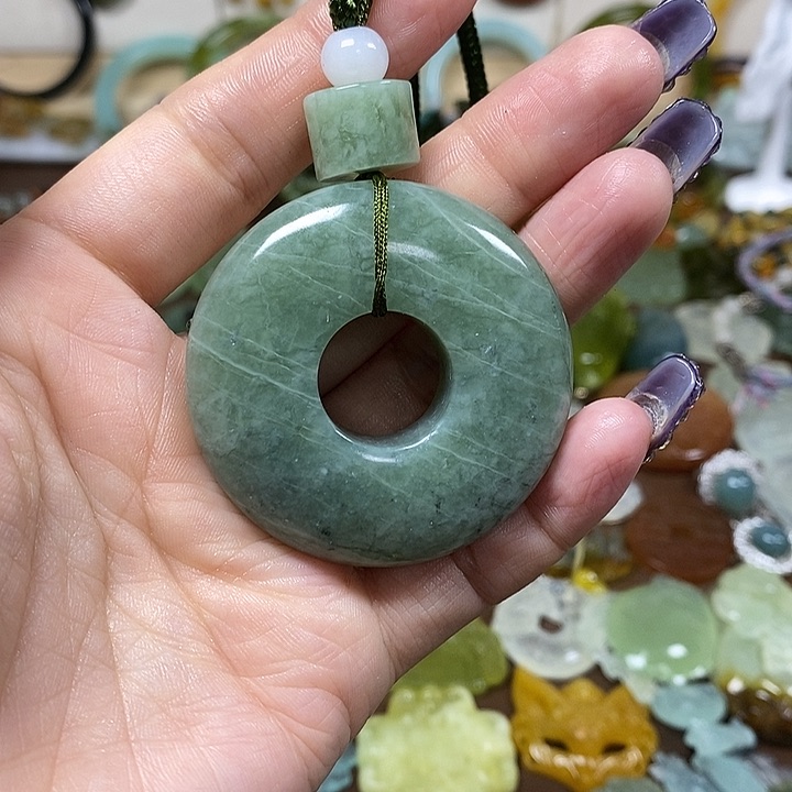 蛇纹石玉手把未镶嵌