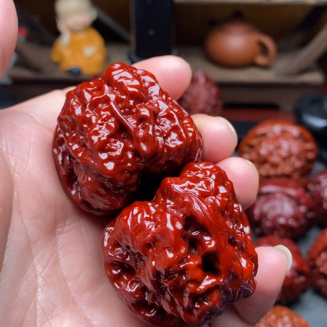 吊坠文玩核桃40蛤蟆头微瑕