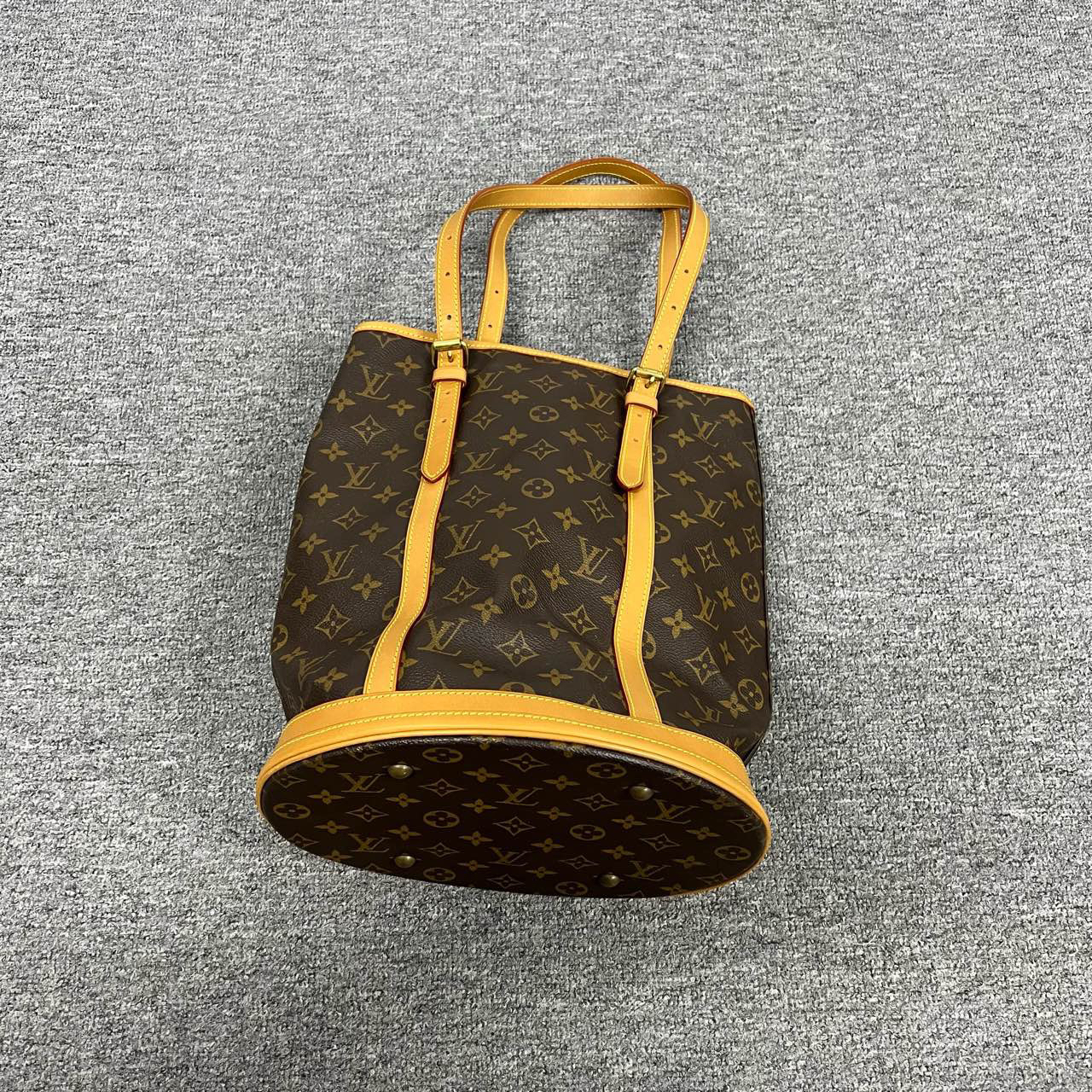99新 LouisVuitton/路易威登 大号 中古 老花 水桶包 