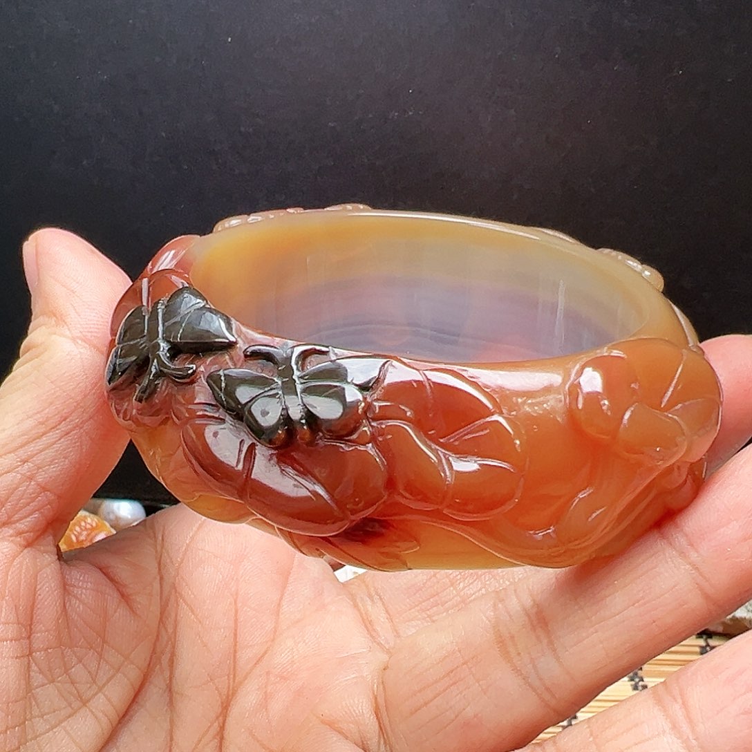 未镶嵌玛瑙/玉髓珠宝半成品