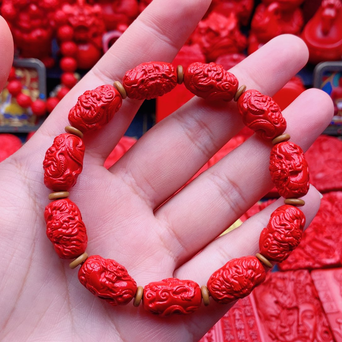 天然辰砂朱砂手串