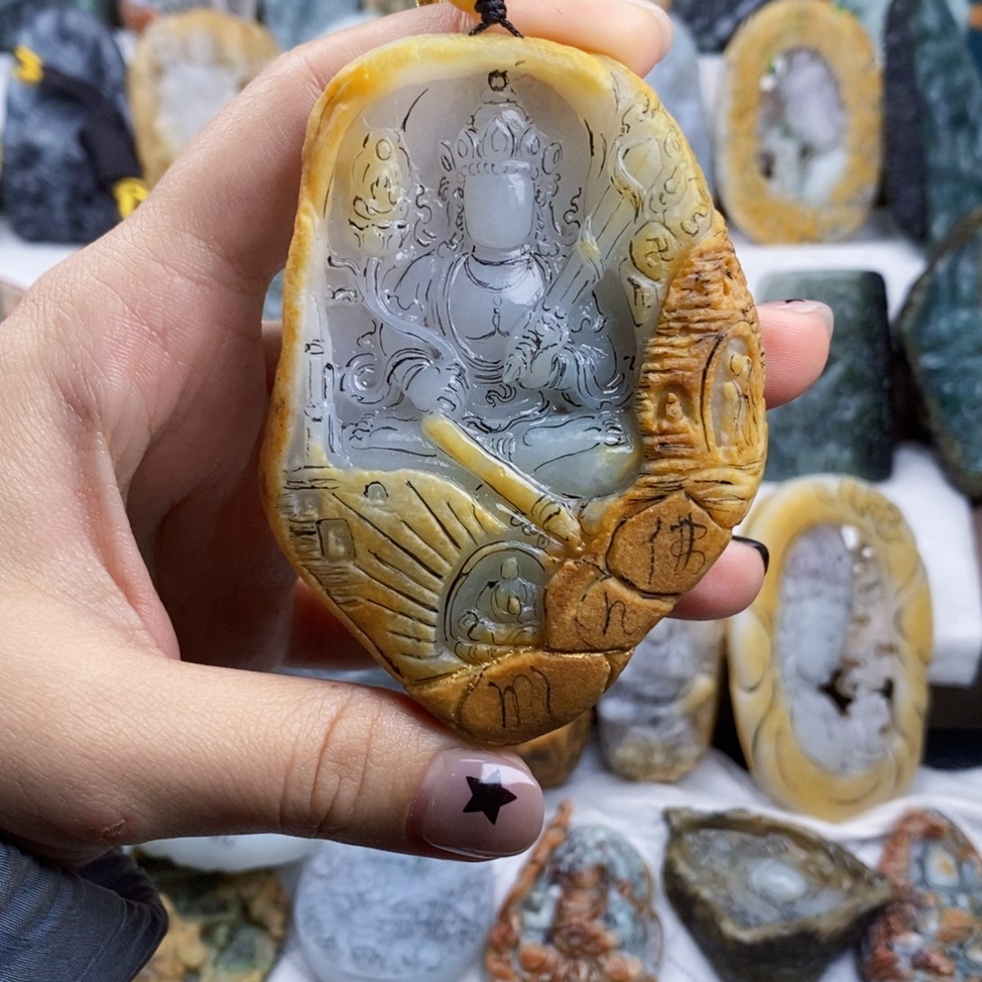 未镶嵌定制翡翠用****5定制挂件专属链接