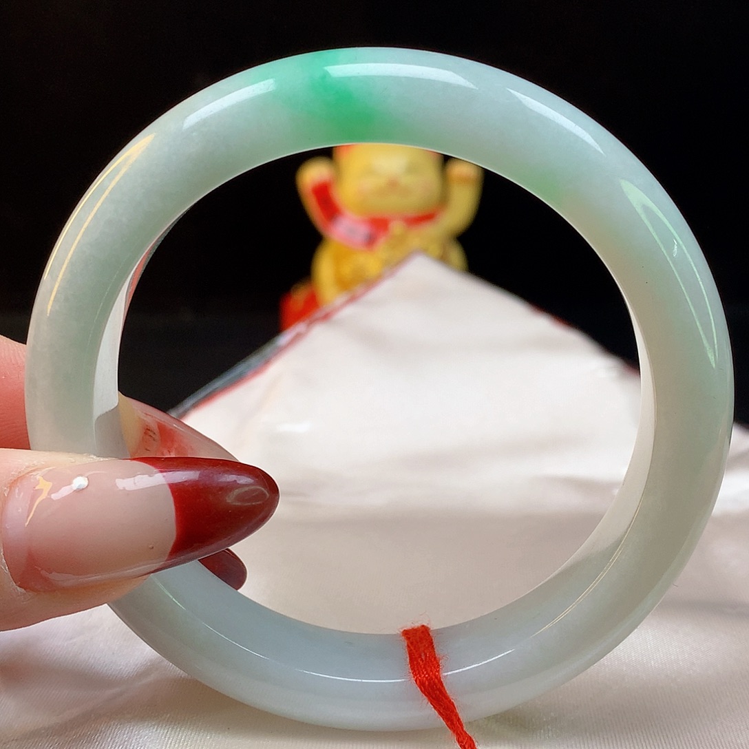 翡翠手镯未镶嵌天然翡翠5193