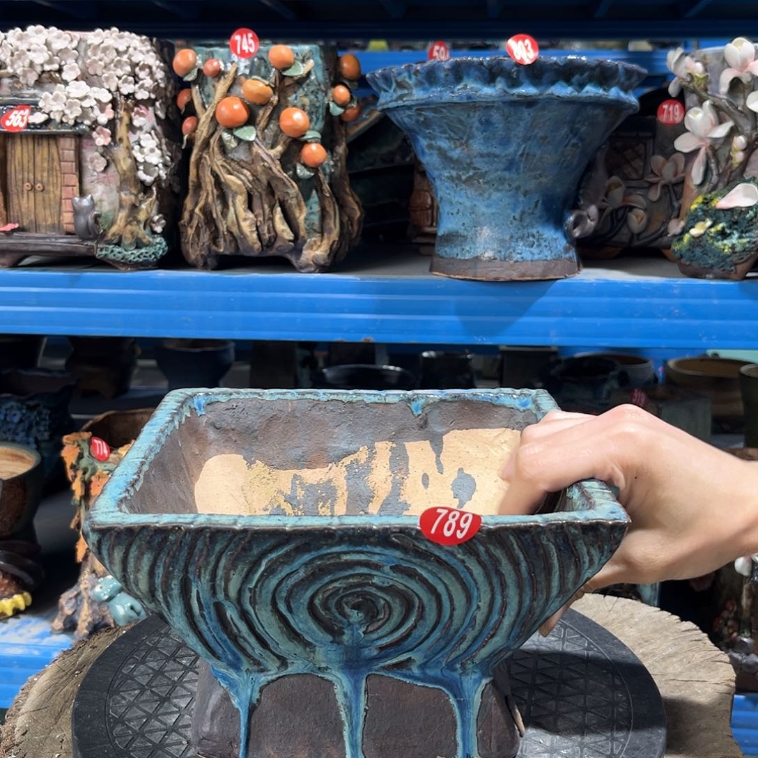 微瑕789 号陶然花器手工花盆