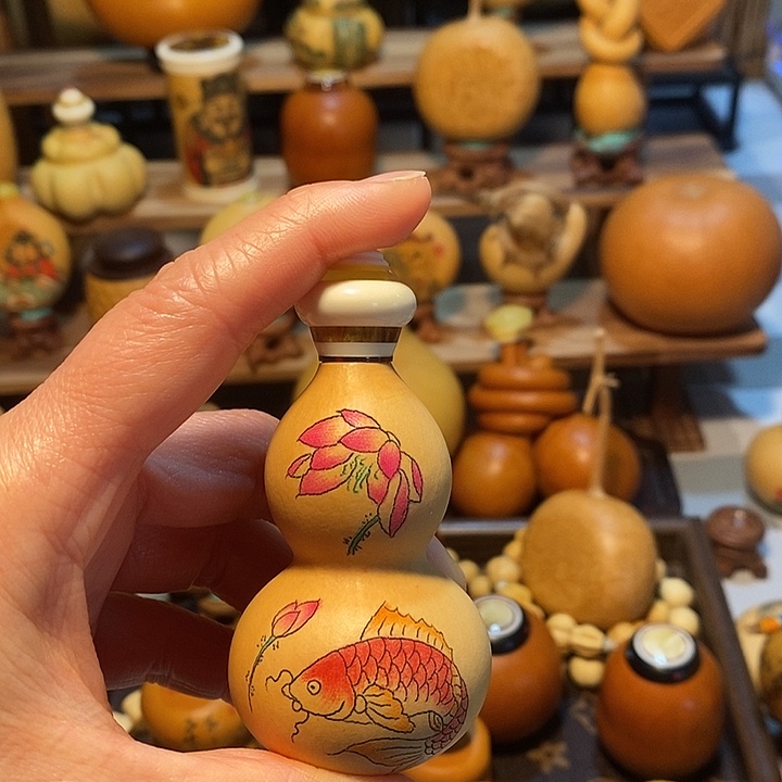 鲤鱼荷花葫芦葫芦