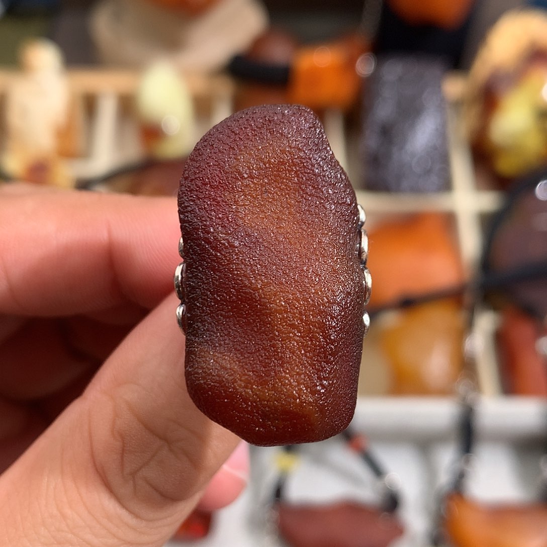 蜜蜡裸石未镶嵌你