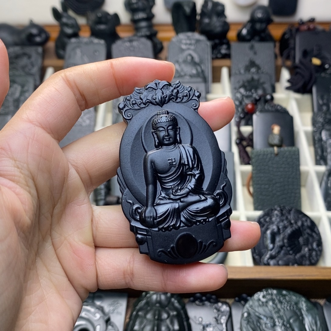 联***钢和田玉未镶嵌颈饰