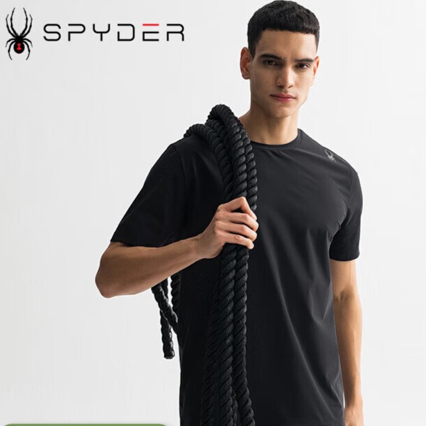 SPYDER春夏新品男TRAINING休闲短袖运动T恤25ES453M
