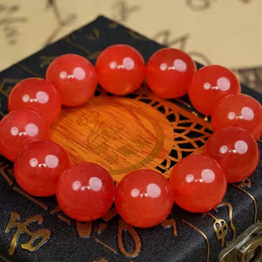 荷1时尚高端定制鱼惊石单圈工艺品手工打磨男女通用礼物