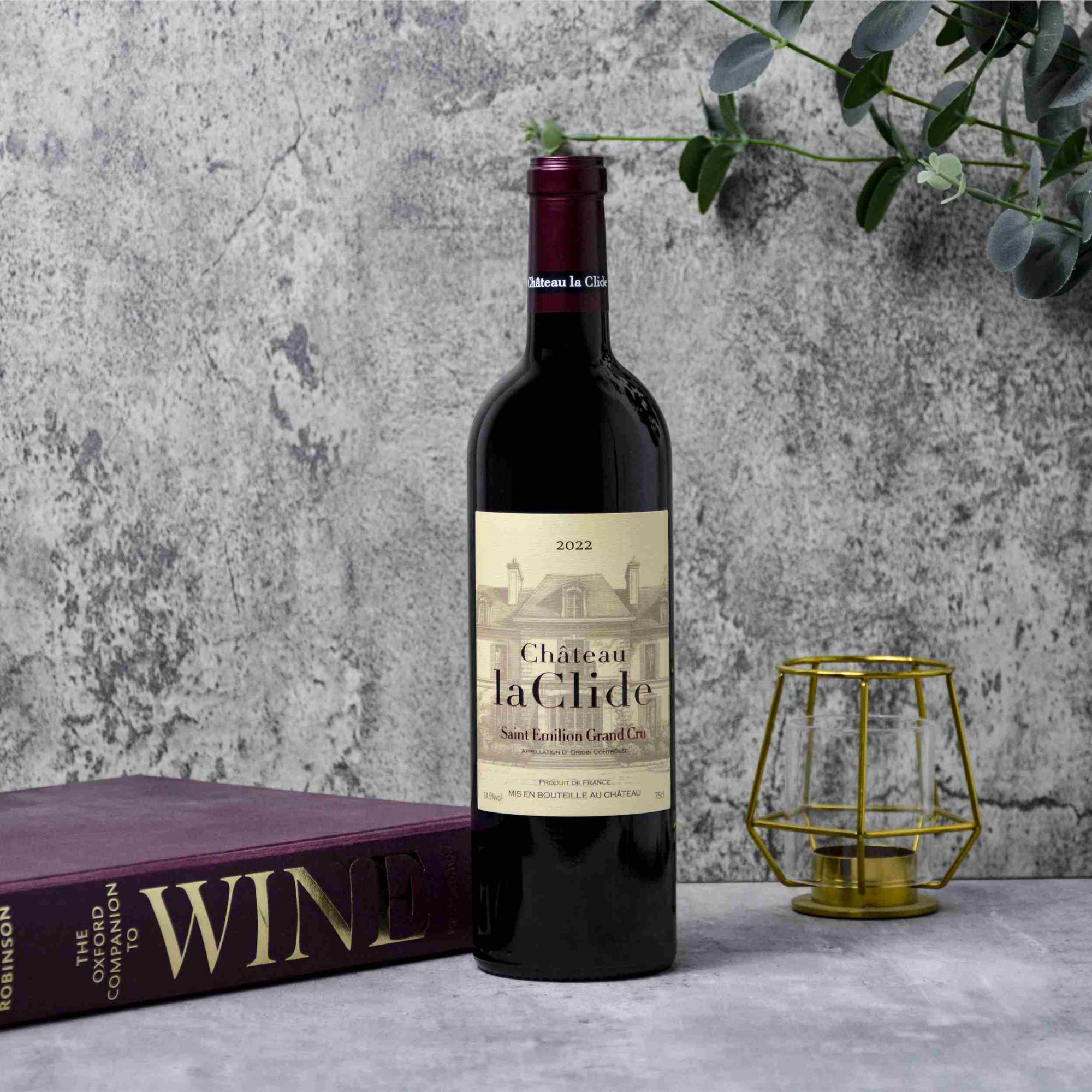 【原瓶进口】法国-克莱德庄园圣埃美隆特级田干红葡萄酒14.5度750ml