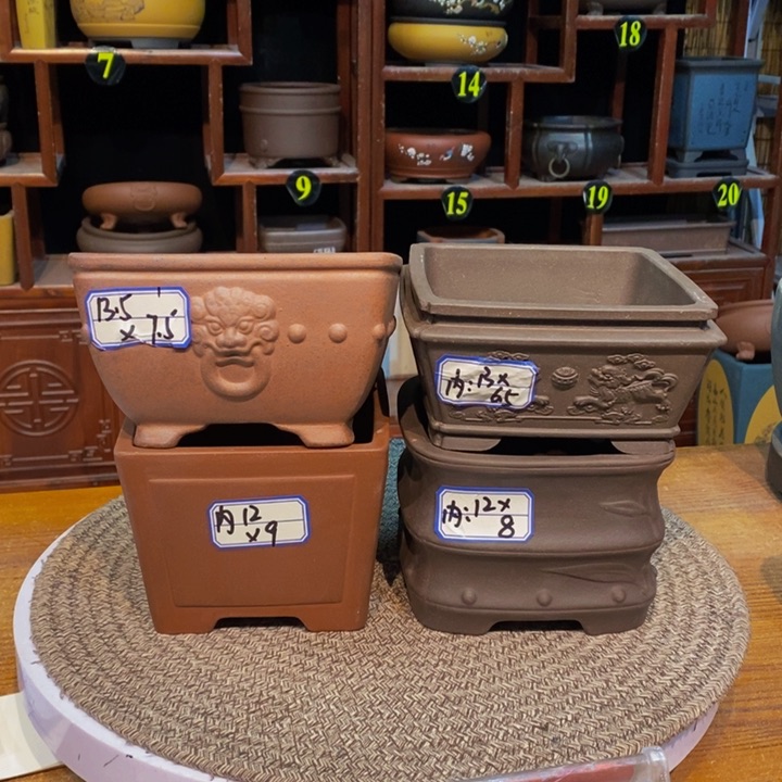 紫砂花盆紫砂花盆