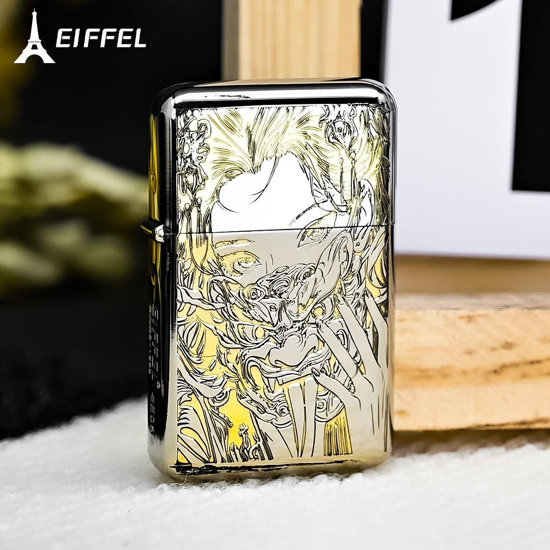 煤油防风打火机E05白镍扎基拉姆个性男士创意送礼