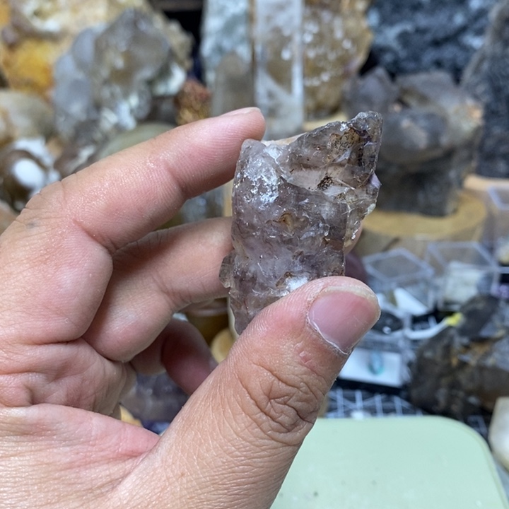 水晶水晶柱未镶嵌
